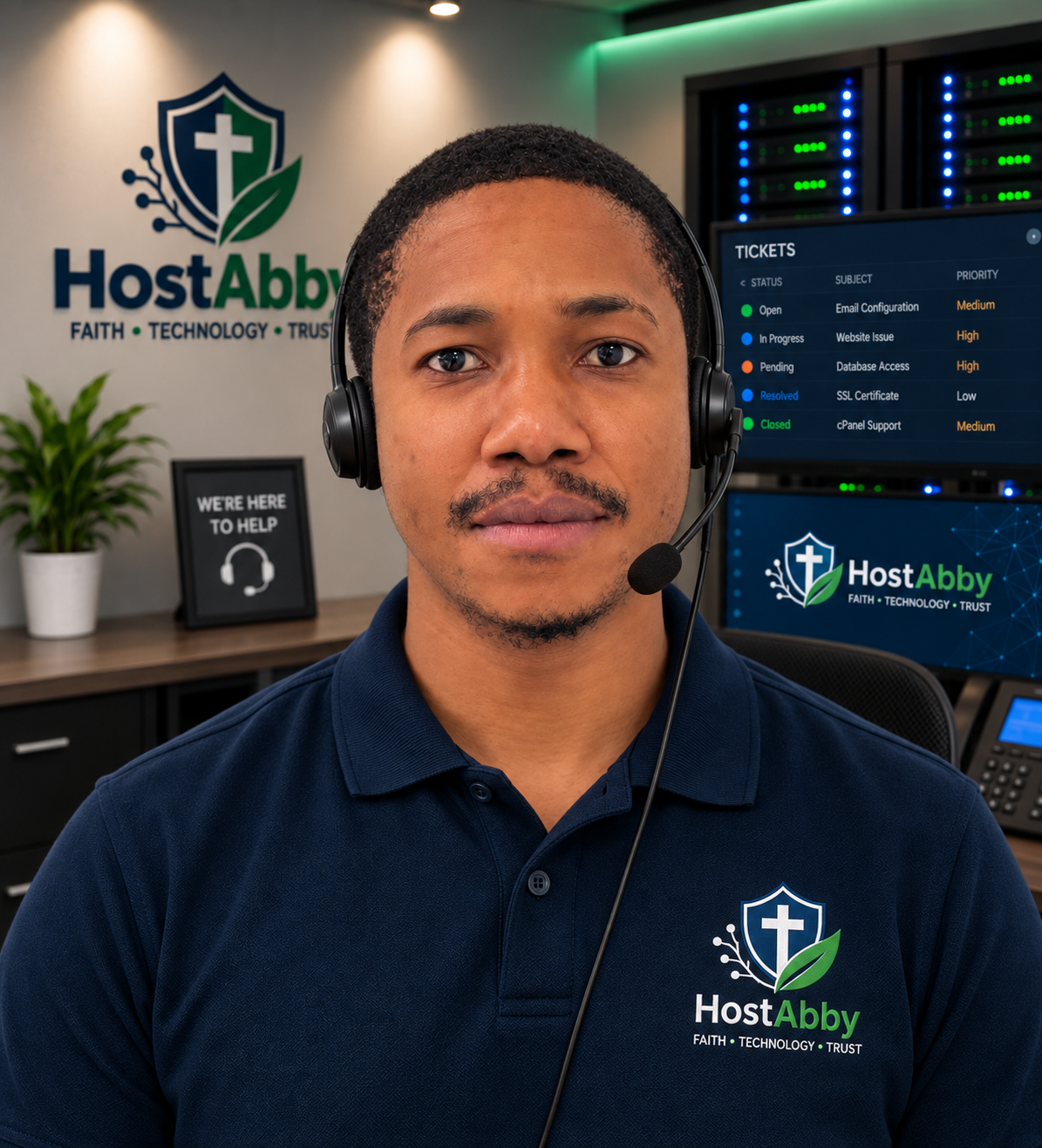 Sanele Ngubane, Senior Technical Support at HostAbby